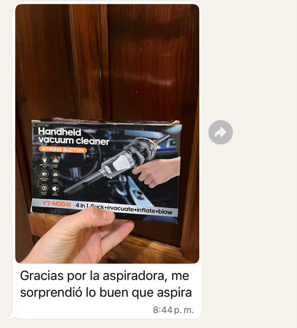 Aspiradora handheld 4 en 1  inalambrica