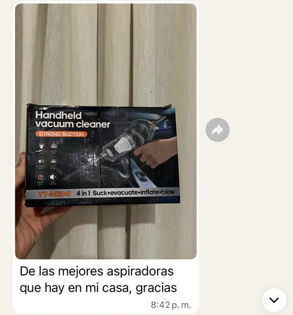 Aspiradora handheld 4 en 1  inalambrica
